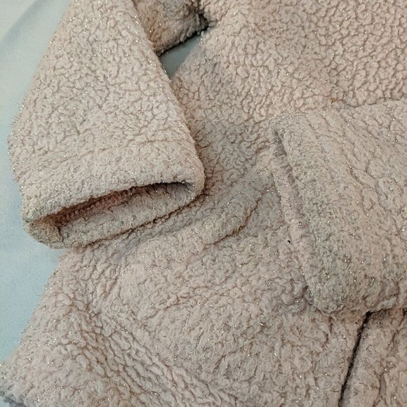 OshKosh B'Gosh Girls 2T Pink Sparkly Unicorn Hoodie Full Zip Sweater Hood Toddle - Picture 5 of 10